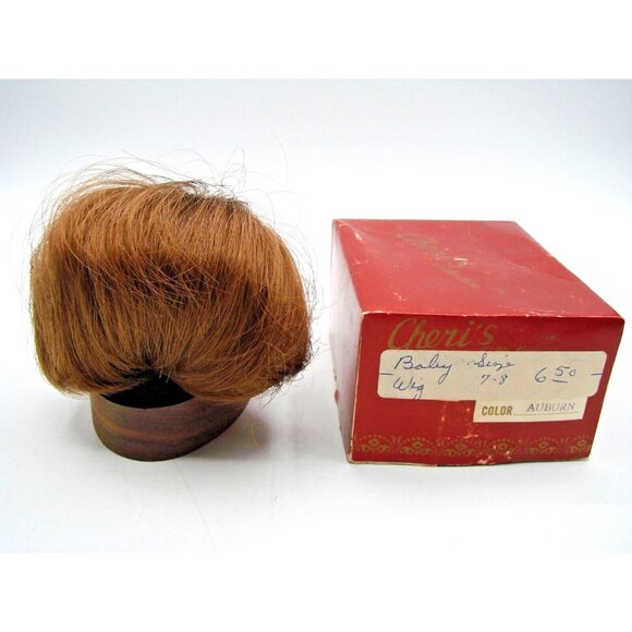 Kemper Originals Baby Doll Wig Cheri's Collection Modacrylic Auburn Size 7-8 - Picture 1 of 12